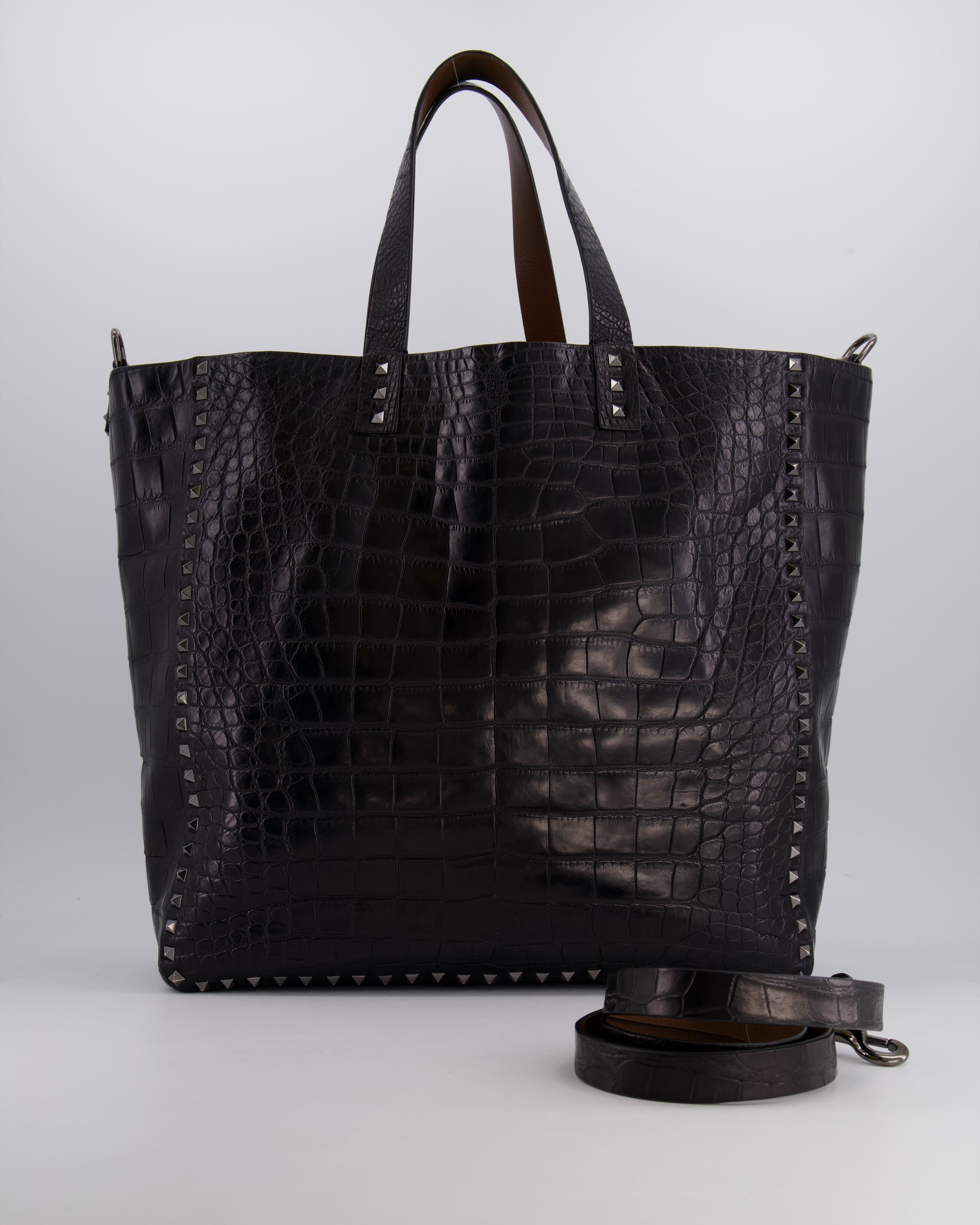 Reversible studded tote bag best sale