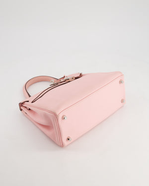 *FIRE PRICE* Hermès Kelly Bag 25cm Retourne in Rose Sakura Swift Leather with Palladium Hardware