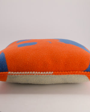 Hermès Brides De Gala Pillow in Écru, Orange & Bleu RRP £650