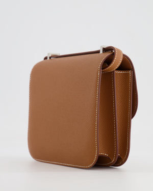 *HOT* Hermès Constance III 18 Miroir Bag in Gold Epsom Leather with Palladium Hardware