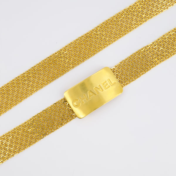 Chanel Belt Collection 2017 Chanel Vintage 24K Gold Multiple Chain