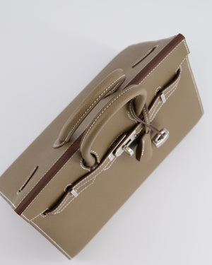 *HOLY GRAIL* Hermès Birkin 25 Sellier Bag in Etoupe Epsom Leather with Palladium Hardware