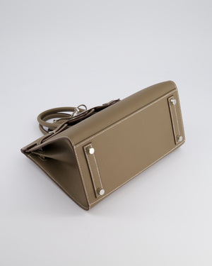 *HOLY GRAIL* Hermès Birkin 25 Sellier Bag in Etoupe Epsom Leather with Palladium Hardware