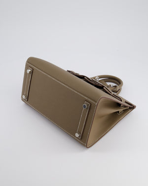 *HOLY GRAIL* Hermès Birkin 25 Sellier Bag in Etoupe Epsom Leather with Palladium Hardware