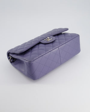 *FIRE PRICE* Chanel Lavender Jumbo Double Flap Bag in Lambskin with Silver Hardware
