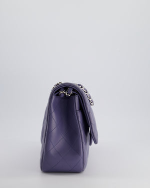 *FIRE PRICE* Chanel Lavender Jumbo Double Flap Bag in Lambskin with Silver Hardware