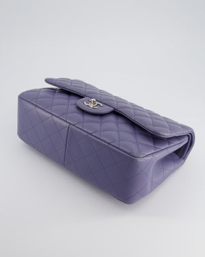 *FIRE PRICE* Chanel Lavender Jumbo Double Flap Bag in Lambskin with Silver Hardware