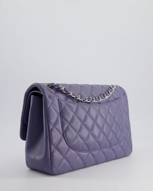 *FIRE PRICE* Chanel Lavender Jumbo Double Flap Bag in Lambskin with Silver Hardware