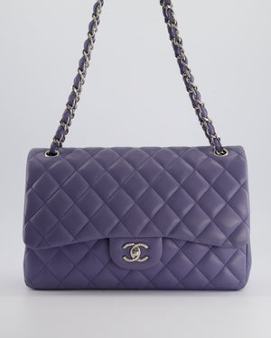 *FIRE PRICE* Chanel Lavender Jumbo Double Flap Bag in Lambskin with Silver Hardware