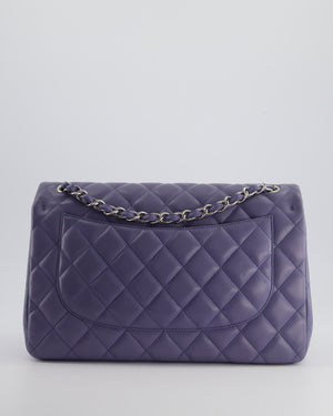 *FIRE PRICE* Chanel Lavender Jumbo Double Flap Bag in Lambskin with Silver Hardware