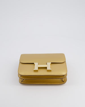 *LIMITED EDITION* Hermès Constance 18 III Miroir Doré Bag in Chevre Chamkila Leather with Permabrass Hardware