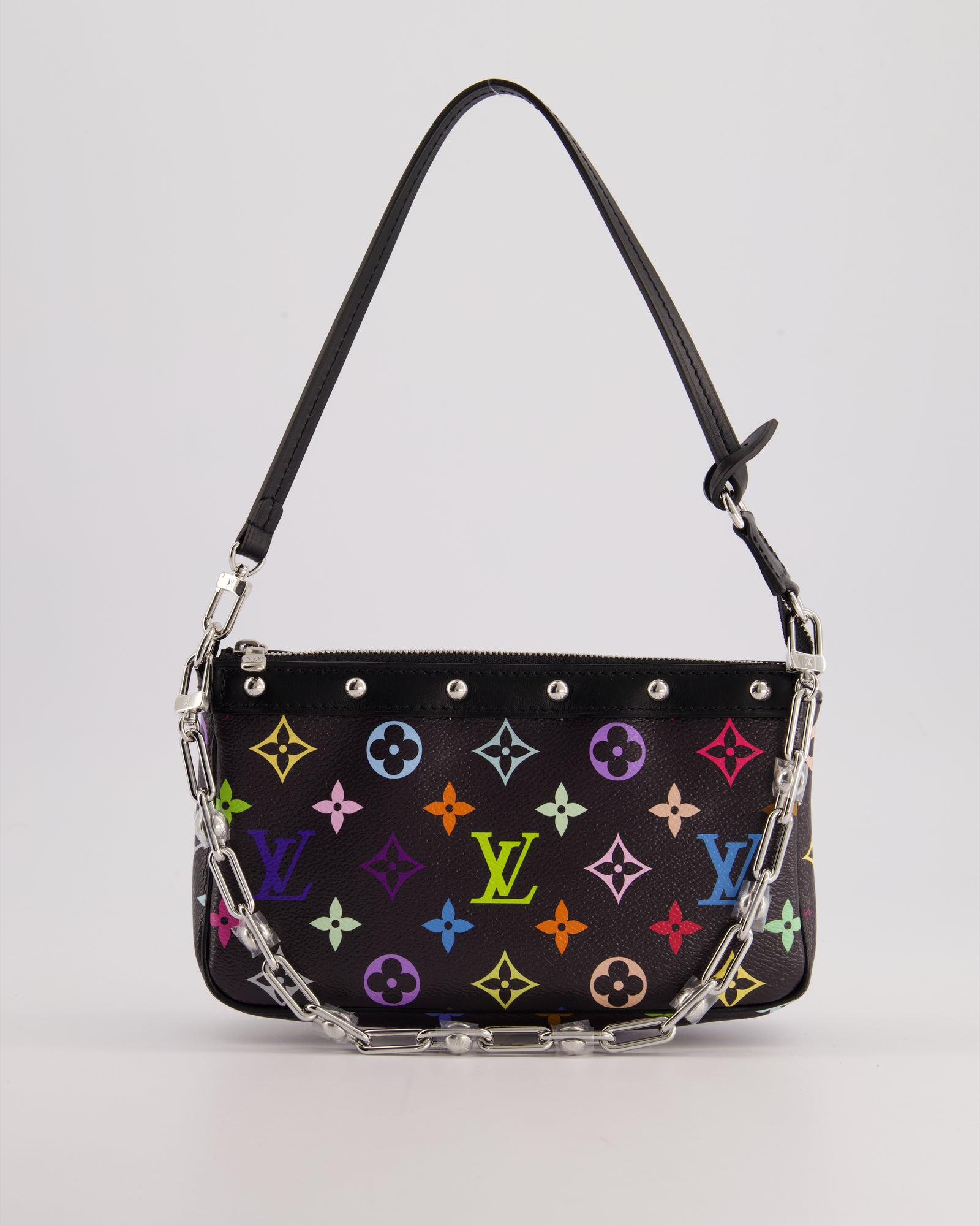 LOUIS VUITTON - a.sさま 専用 NEW* Louis Vuitton X Takashi Murakami Black Pochette