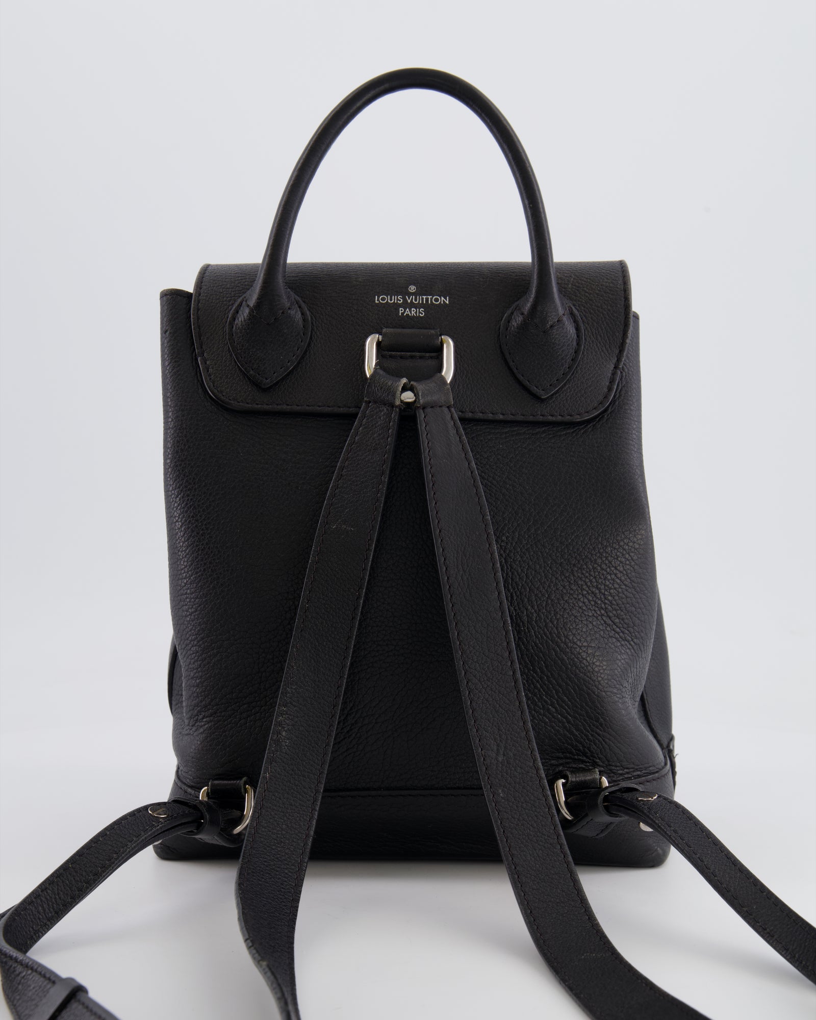 Louis Vuitton Lock Me Backpack Black Leather | eBay