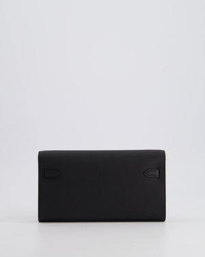 Hermès Kelly To Go Bag in Noir Epsom Leather with Palladium Hardware