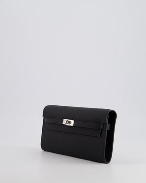 Hermès Kelly To Go Bag in Black Epsom Leather with Palladium Hardware