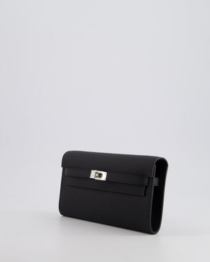 Hermès Kelly To Go Bag in Noir Epsom Leather with Palladium Hardware