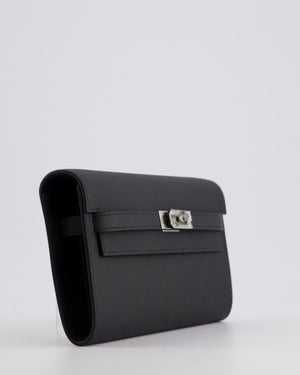 Hermès Kelly To Go Bag in Noir Epsom Leather with Palladium Hardware