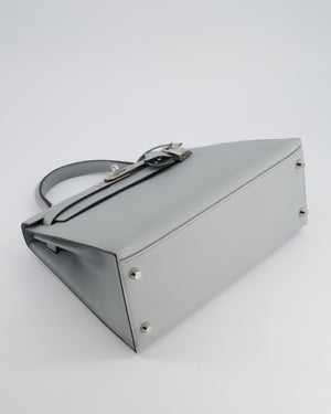 Hermès Kelly Sellier Bag 28cm in Bleu Glacier Epsom Leather with Palladium Hardware