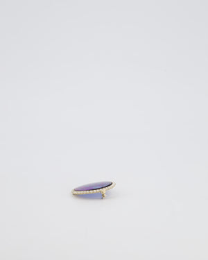 Chanel La Pausa Circular Transparent Blue Brooch With Crystal Detai