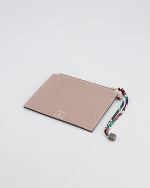 Hermès Petit H Coin Purse in Cactus and Cognac Epsom and Togo Leather with Printed Silk Detail RRP £650