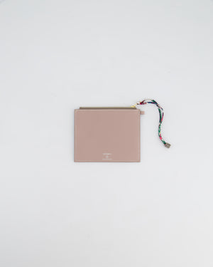 Hermès Petit H Coin Purse in Cactus and Cognac Epsom and Togo Leather with Printed Silk Detail RRP £650