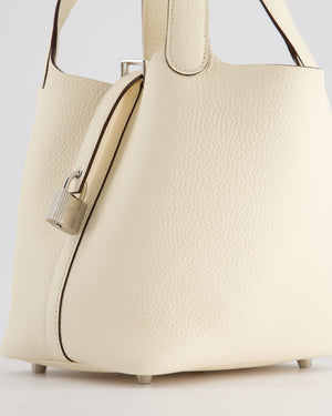 *HOT & RARE* Hermès Picotin Bag 18cm in Nata Clemence Leather with Palladium Hardware