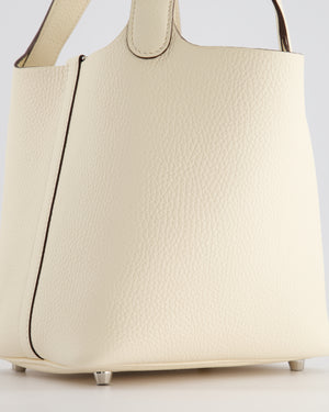 *HOT & RARE* Hermès Picotin Bag 18cm in Nata Clemence Leather with Palladium Hardware