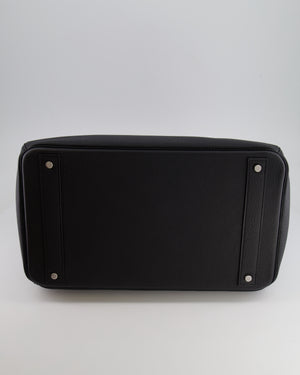 Hermès HAC Bag 40cm in Black Togo Leather With Palladium Hardware