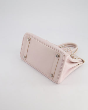 *FIRE PRICE* Hermès Birkin Retourne 25cm in Rose Dragee Swift Leather with Palladium Hardware