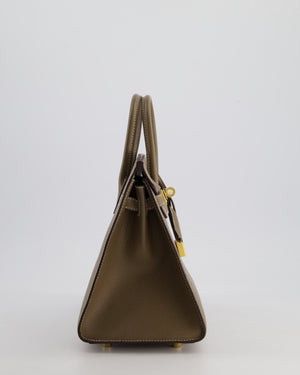 Hermès Birkin 25cm Bag Sellier in Etoupe Epsom Leather with Gold Hardware