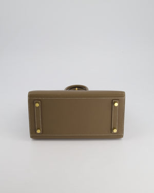 Hermès Birkin 25cm Bag Sellier in Etoupe Epsom Leather with Gold Hardware
