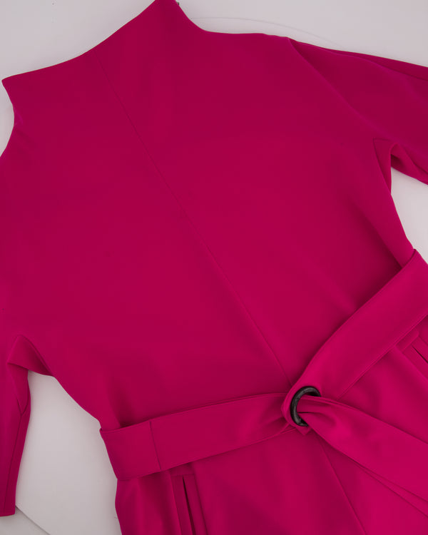 Armani Collezioni Pink Belted Dress Size IT46 (UK 14)