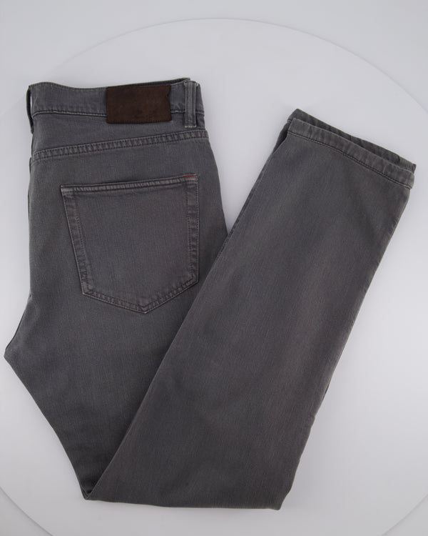 Loro Piana Menswear Grey Denim Jeans Size 33