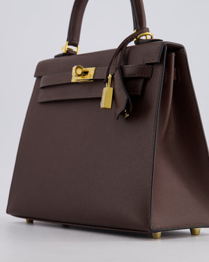 *SUPER RARE* Hermès Kelly Sellier 25cm Bag in Rouge Sellier Madame Leather with Gold Hardware