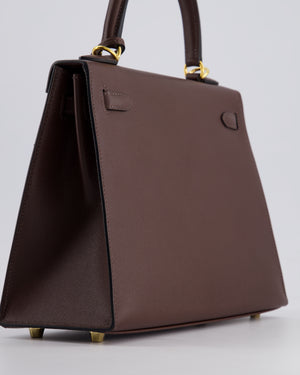 *SUPER RARE* Hermès Kelly Sellier 25cm Bag in Rouge Sellier Madame Leather with Gold Hardware