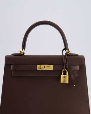 *SUPER RARE* Hermès Kelly Sellier 25cm Bag in Rouge Sellier Madame Leather with Gold Hardware
