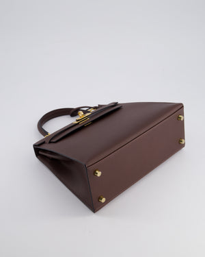 *SUPER RARE* Hermès Kelly Sellier 25cm Bag in Rouge Sellier Madame Leather with Gold Hardware