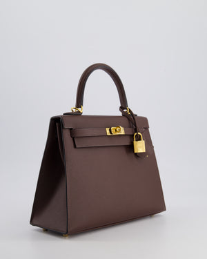 *SUPER RARE* Hermès Kelly Sellier 25cm Bag in Rouge Sellier Madame Leather with Gold Hardware
