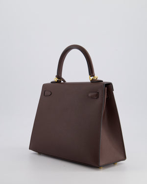 *SUPER RARE* Hermès Kelly Sellier 25cm Bag in Rouge Sellier Madame Leather with Gold Hardware