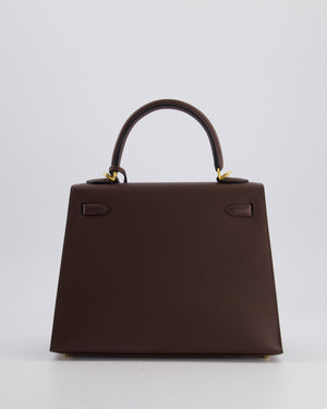 *SUPER RARE* Hermès Kelly Sellier 25cm Bag in Rouge Sellier Madame Leather with Gold Hardware