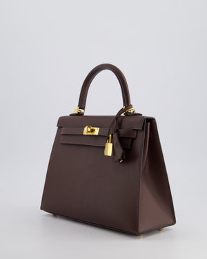 *SUPER RARE* Hermès Kelly Sellier 25cm Bag in Rouge Sellier Madame Leather with Gold Hardware