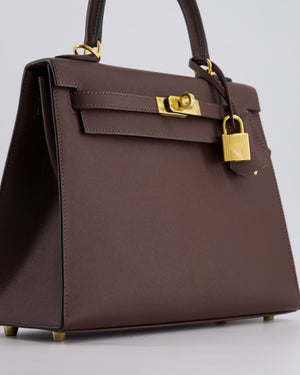 *SUPER RARE* Hermès Kelly Sellier 25cm Bag in Rouge Sellier Madame Leather with Gold Hardware
