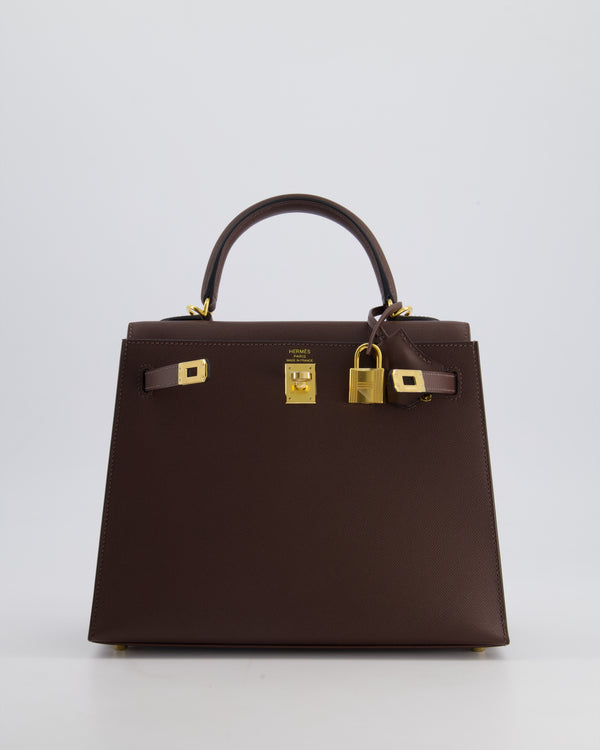 *SUPER RARE* Hermès Kelly Sellier 25cm Bag in Rouge Sellier Madame Leather with Gold Hardware