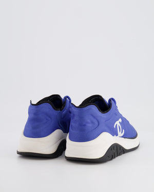 *FIRE PRICE* Chanel Blue and White Trainers with CC Logo Size EU 38.5