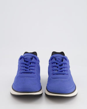 *FIRE PRICE* Chanel Blue and White Trainers with CC Logo Size EU 38.5