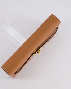 Hermès Kelly To Go Bag in Gold Evercolour Leather with Gold Hardware