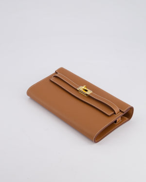 Hermès Kelly To Go Bag in Gold Evercolour Leather with Gold Hardware