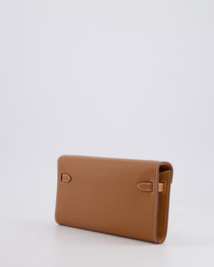 Hermès Kelly To Go Bag in Gold Evercolour Leather with Gold Hardware