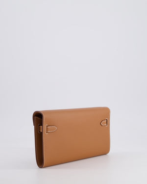 Hermès Kelly To Go Bag in Gold Evercolour Leather with Gold Hardware