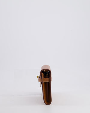 Hermès Kelly To Go Bag in Gold Evercolour Leather with Gold Hardware